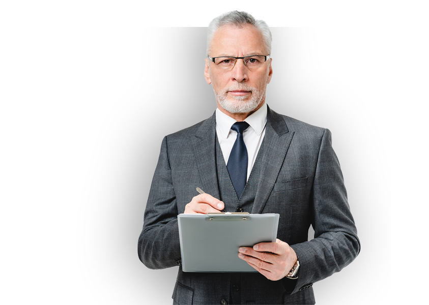 Employee with laptop